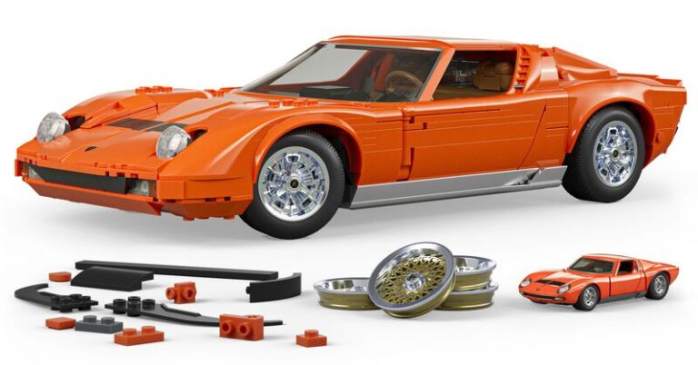 Brick Shop Hot Wheels Premium Series-Lamborghini '71 Miura P400 SV (JHF61)