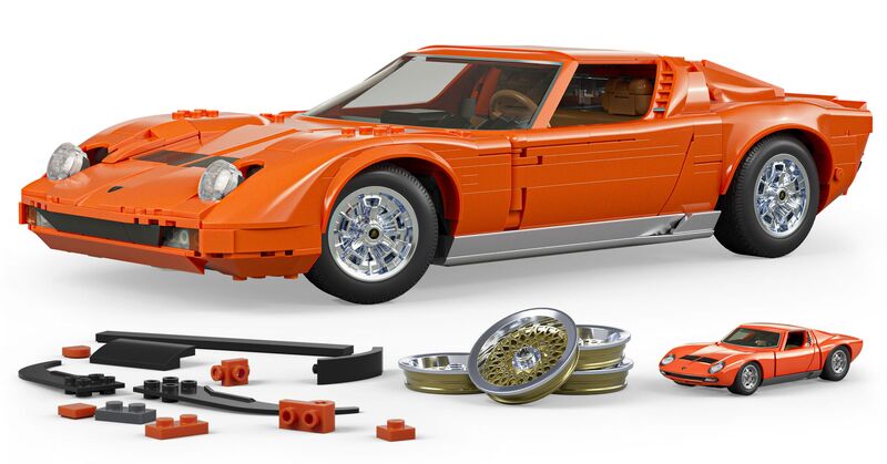 Brick Shop Hot Wheels Premium Series-Lamborghini '71 Miura P400 SV (JHF61)