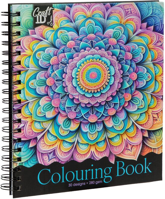 CCG Craftid Μπλοκ Ζωγραφικής 30 Φύλλων Designs Colouring Book-2 Σχέδια (CR5027/GE)