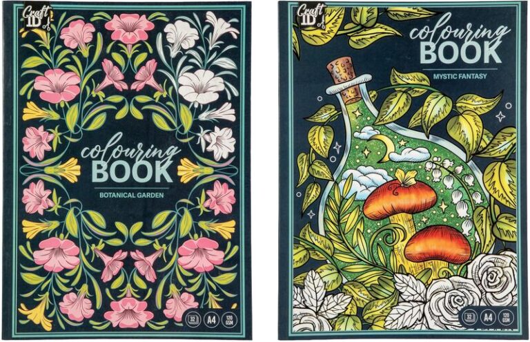 CCG Craftid Μπλοκ Ζωγραφικής 32 Φύλλων Colouring Book-2 Σχέδια-1Τμχ (CR501300)
