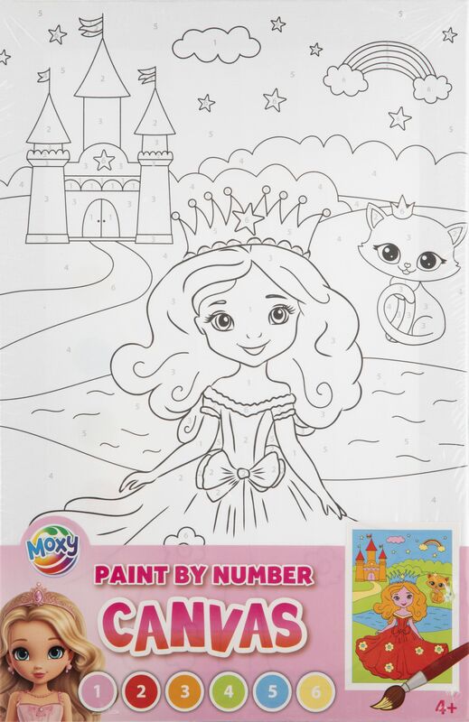 CCG Moxy Σετ Ζωγραφικής Paint By Number-4 Σχέδια (150134)