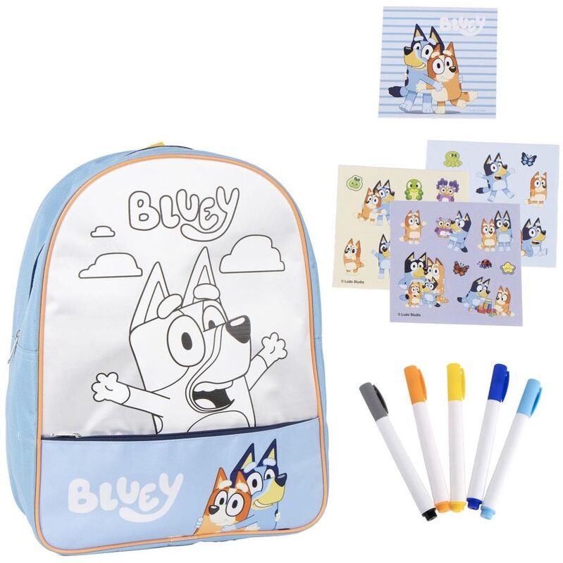 Cerda Bluey Σετ Ζωγραφικής Backpack (2700001821)
