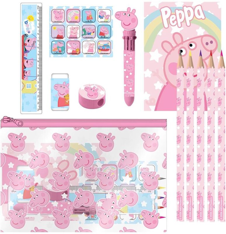Cerda Peppa Pig Σχολικό Σετ-Κασετίνα (2700002489)