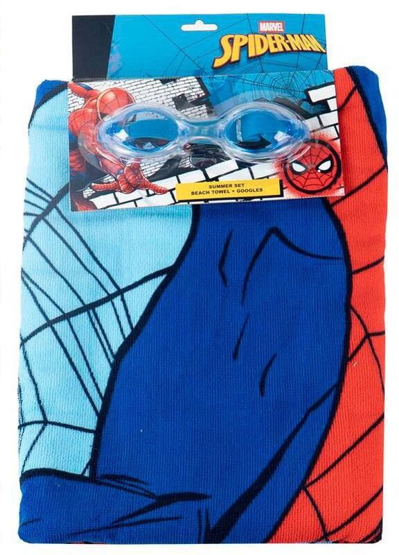 Cerda Spiderman Σετ Πετσέτα Θαλάσσης & Γυαλιά Κολύμβησης (2200010831)