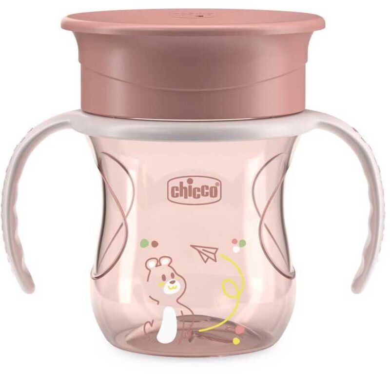 Chicco Κύπελλο Perfect 12μ+ Natural Ροζ (F04-06951-15)