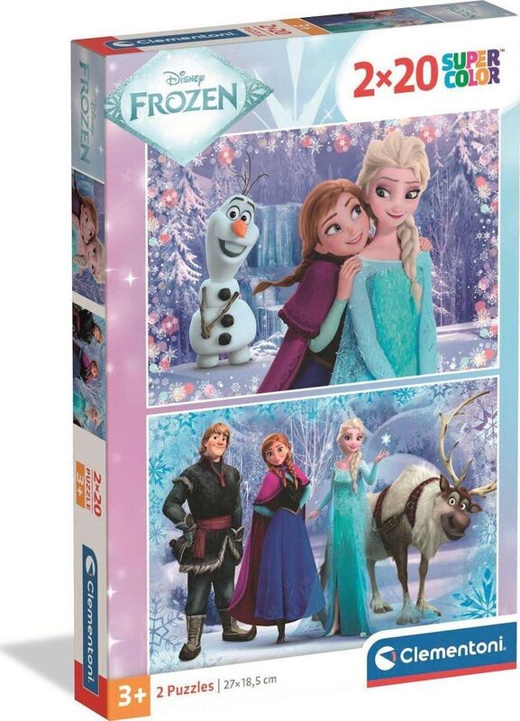 Clementoni Παζλ 2X20 Frozen (1200-24825)