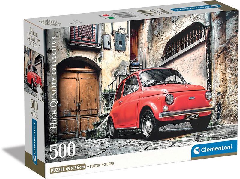 Clementoni Παζλ 500 H.Q.Fiat 500 (1220-35537)