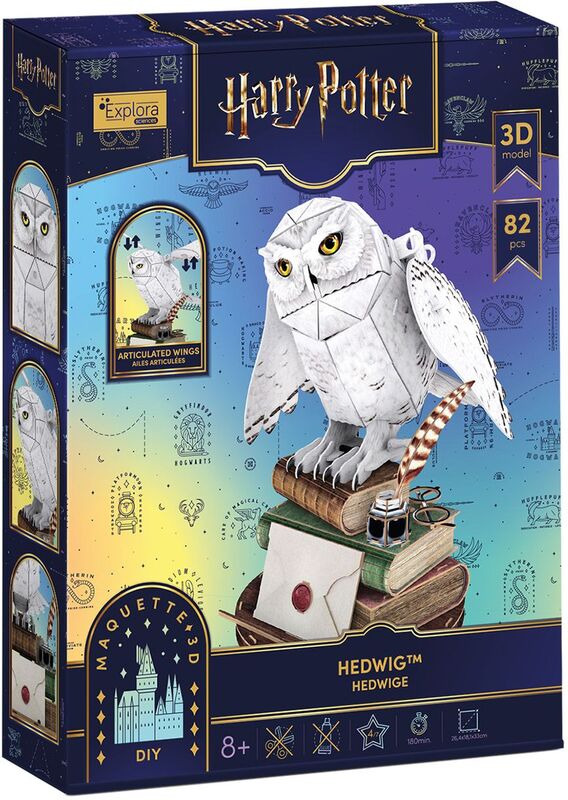 CubicFun Παζλ 3D Harry Potter-Hedwig 82Τμχ (540314)
