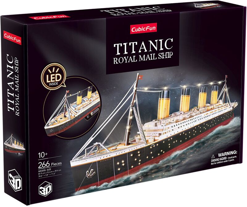 CubicFun Παζλ 3D LED-Titanic 266Τμχ (L521h)