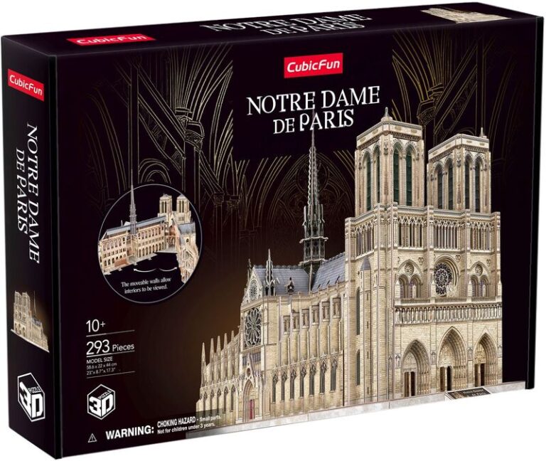 CubicFun Παζλ 3D Notre Dame De Paris 293Τμχ (MC260h)