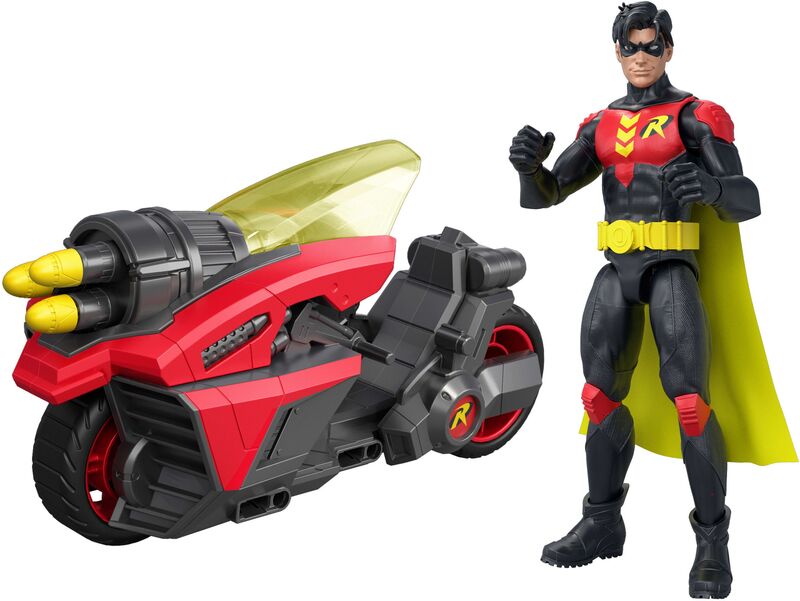 DC Μηχανή Του Robin Με Φιγούρα 15cm. (JMD51)