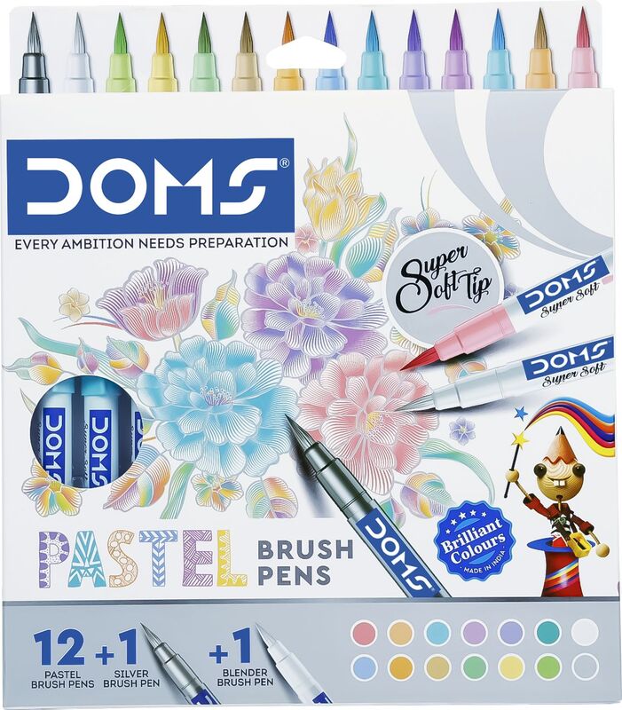Doms Μαρκαδόροι Πινέλο Pastel 12Τμχ (000080620)
