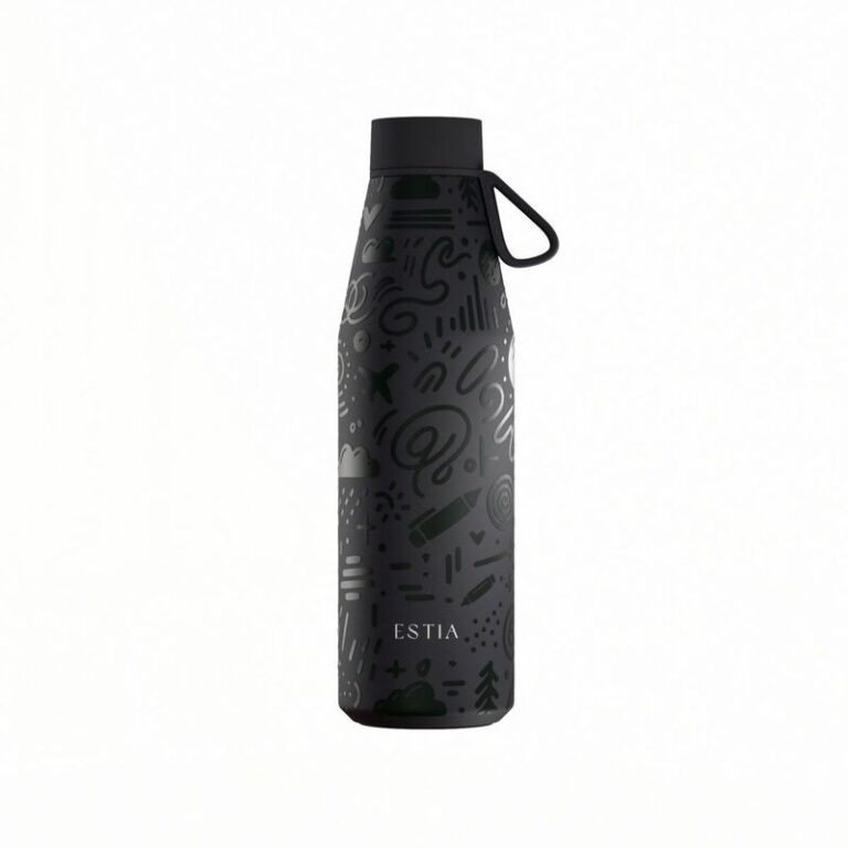 Estia Παγούρι Flow Save The Aegean 500ml Noir Echo (01-42059)