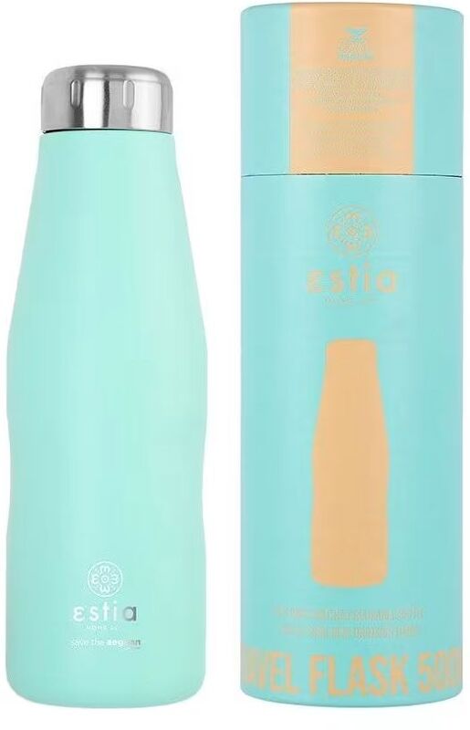 Estia Παγούρι Travel Save The Aegean 500ml Bermuda Green (01-9793)