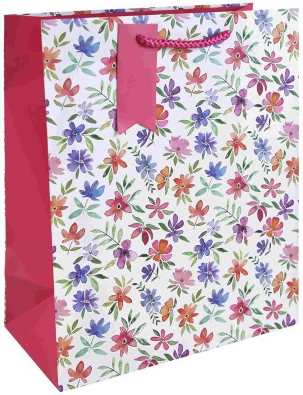 Eurowrap Χάρτινη Τσάντα Flowers Large (34915-2C)