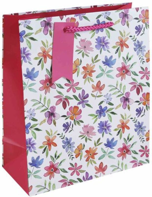 Eurowrap Χάρτινη Τσάντα Flowers Medium (34915-3C)