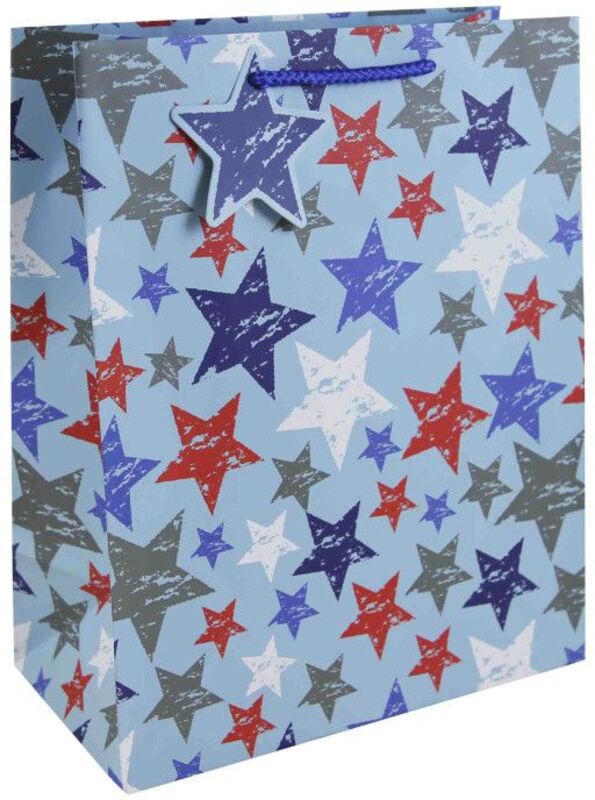 Eurowrap Χάρτινη Τσάντα Stars Large (34924-2C)
