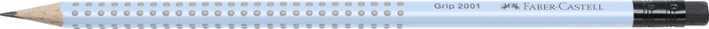 Faber Castell Μολύβι Grip Με Γόμα Sky Blue B (12310925)