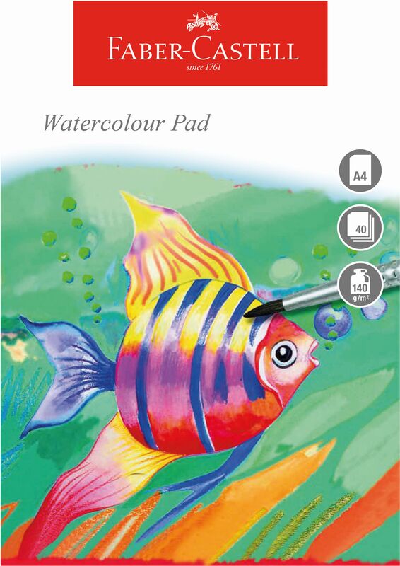 Faber Castell Μπλοκ Ακουαρέλας Α4 40 Φύλλων 140gr (12311239)