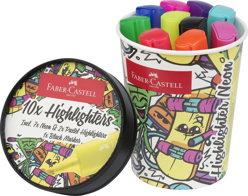 Faber Castell Υπογραμμιστές Ice Cream Cup 10Τμχ (129254695)