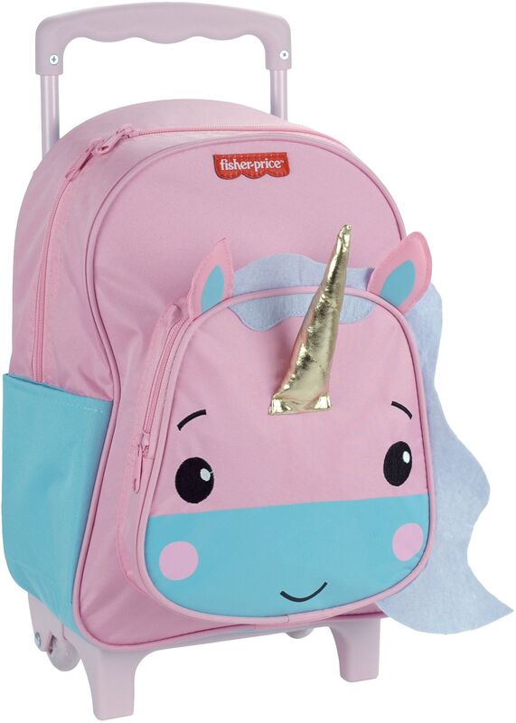Fisher Price Unicorn 26 Σακίδιο Νηπιαγωγείου Trolley (350-54072)