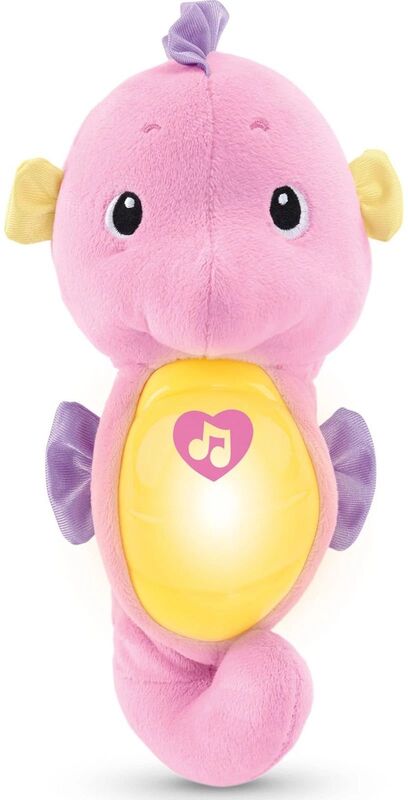 Fisher Price Ιππόκαμπος Φωτεινό Αλογάκι Της Θάλασσας-Ροζ (DGH73)