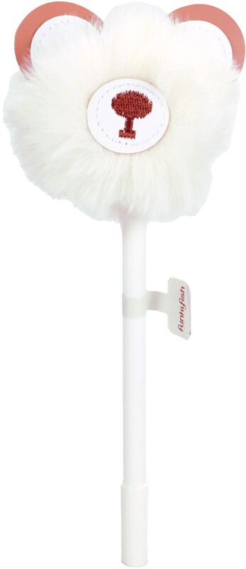 Funkyfish Bear Στυλό Fur White (300-30305)