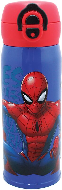 GIM Παγούρι-Θερμός SS Διπλό Στόμιο 380ml Spiderman (557-02198)