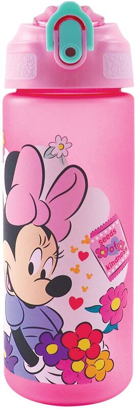 GIM Παγούρι Με Καλαμάκι 600ml Minnie (553-06217)