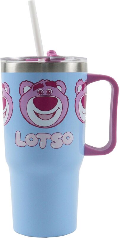GIM Ποτήρι SS Με Καλαμάκι 520ml Toy Story Lotso (583-00221)