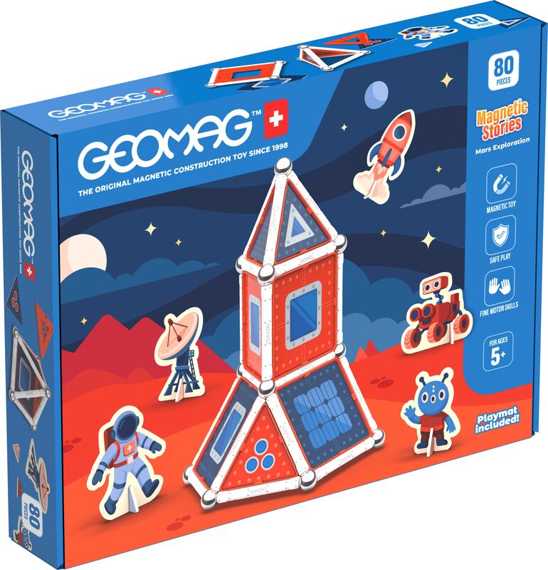 Geomag Magnetic Stories Mars Exploration 80 (PF.521.502.00)