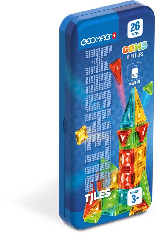 Geomag Magnetic Tiles Mini Travel Set 26pcs. (PF.334.106.00)