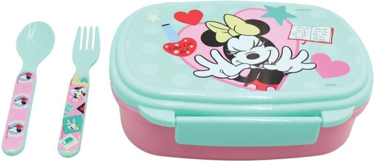 Gim Δοχείο Φαγητού Με Κουτάλι/Πιρούνι Minnie (553-06276)