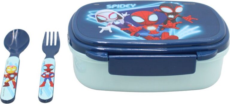 Gim Δοχείο Φαγητού Με Κουτάλι/Πιρούνι Spidey (557-03276)