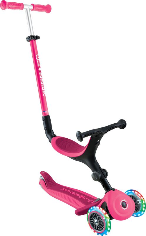 Globber Scooter Go.Up Active Lights Funchsia (744-110)