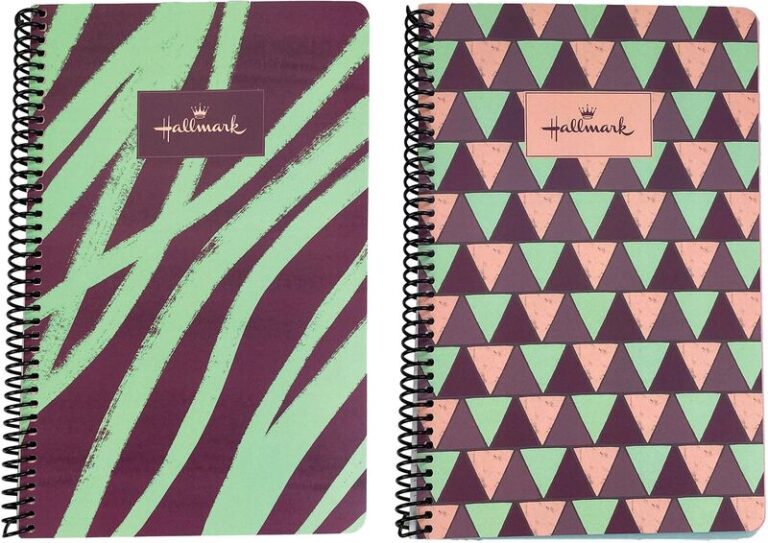 Hallmark Pattern-Diagonal Τετράδιο 17X25 Σπιράλ 2 Θεμάτων 70 Φύλλων-2 Σχέδια (333-39402)