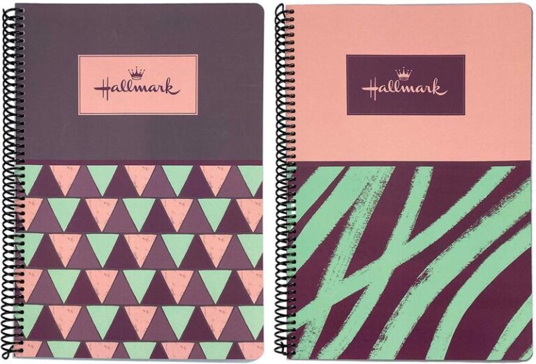 Hallmark Pattern-Diagonal Τετράδιο A4 Σπιράλ 3 Θεμάτων 105 Φύλλων-2 Σχέδια (333-39439)