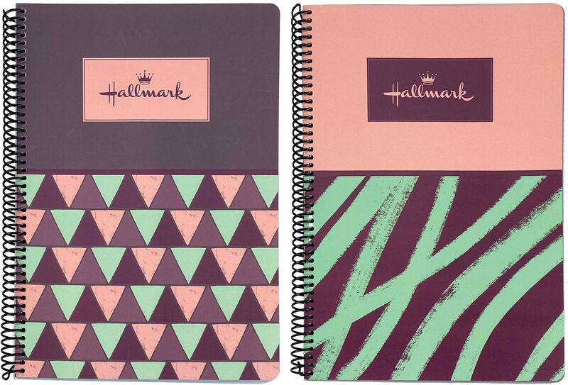 Hallmark Pattern-Diagonal Τετράδιο A4 Σπιράλ 3 Θεμάτων 105 Φύλλων-2 Σχέδια (333-39439)