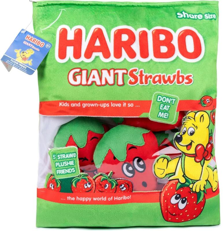 Haribo Λούτρινο Φράουλες Snack Bag (32.55-0101/STRAWBS)