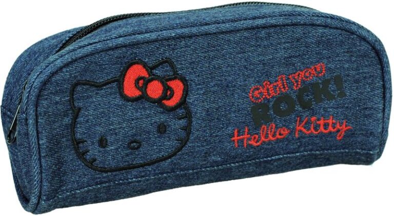 Hello Kitty Denim 25 Κασετίνα Οβάλ (335-75141)
