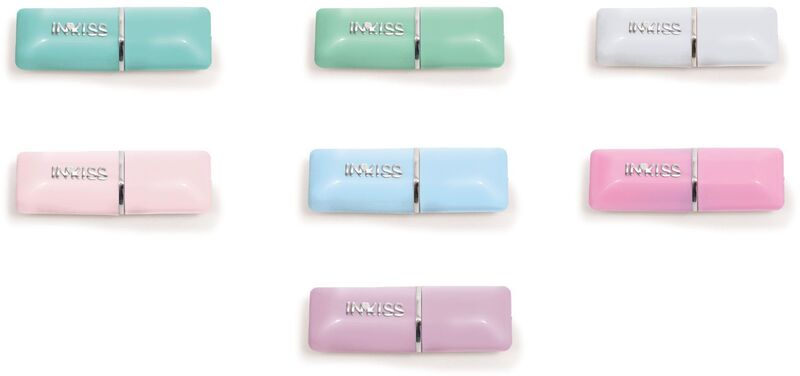 Inkiss Mini Υπογραμμιστικό Σε Σχήμα Lipstick-7 Σχέδια-1Τμχ (NKW04000)