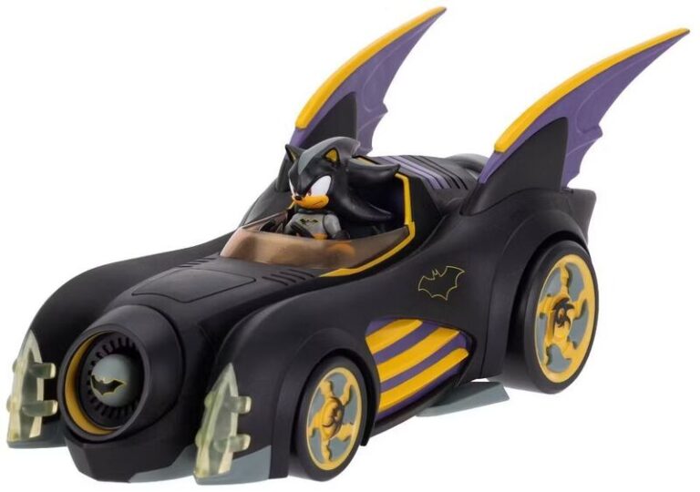 Jakks Pacific DC X Sonic The Hedgehog Φιγούρα 2.5'' Batmobile & Shadow Batman (429114)