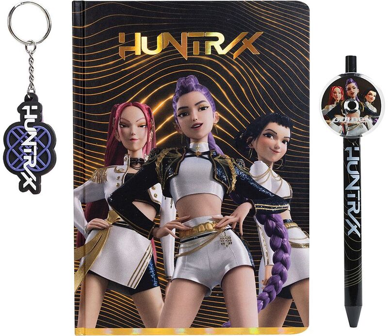 KE K-Pop Demon Hunters Σετ Σημειωματάριο Με Στυλό & Μπρελόκ (KD722083)