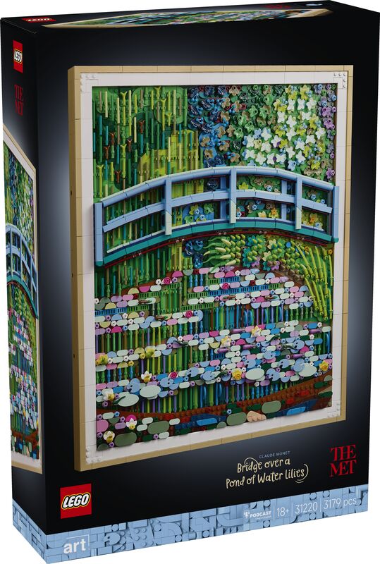 LEGO® Art Claude Monet-Bridge Over A Pond Of Water Lilies (31220)