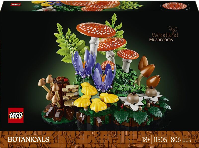 LEGO® Botanicals Woodland Mushrooms (11505)