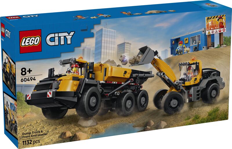 LEGO® City Dump Truck & Front End Loader (60494)