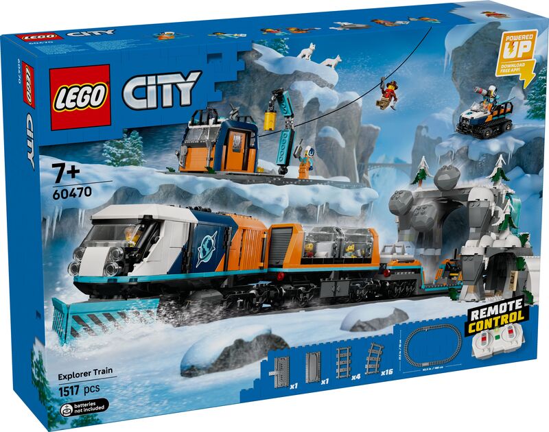 LEGO® City Explorers' Arctic Polar Express Train (60470)