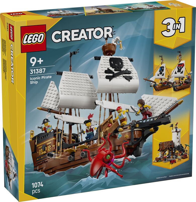 LEGO® Creator 3in1 Iconic Pirate Ship (31387)