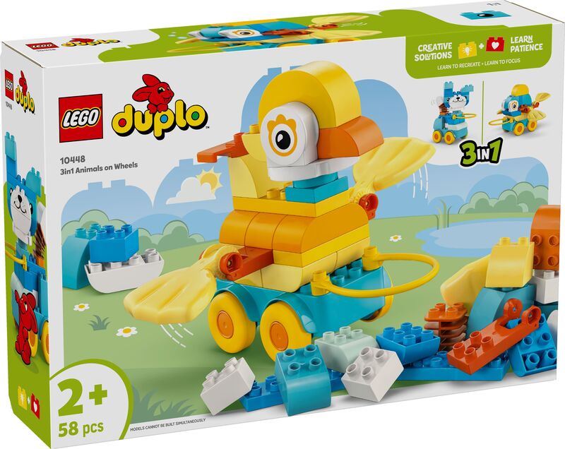 LEGO® DUPLO® 3in1 Animals On Wheels (10448)
