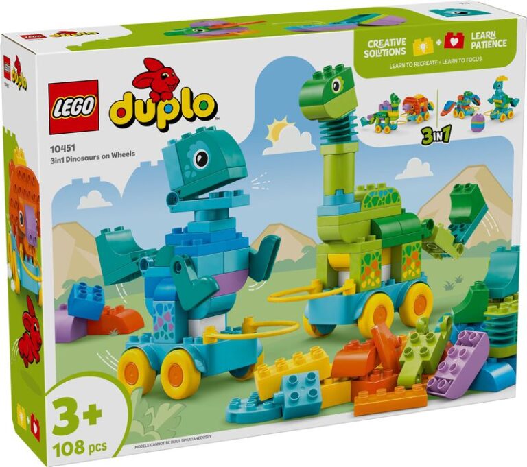 LEGO® DUPLO® 3in1 Dinosaurs On Wheels (10451)